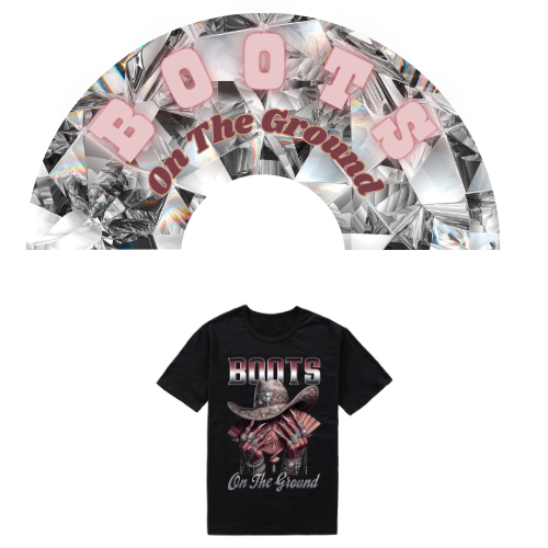 Boots on the Ground Fan & Shirt Combo