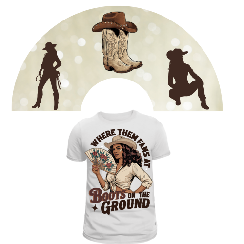 Boots on the Ground Fan & Shirt Combo
