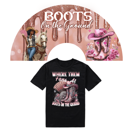 Boots on the Ground Fan & Shirt Combo