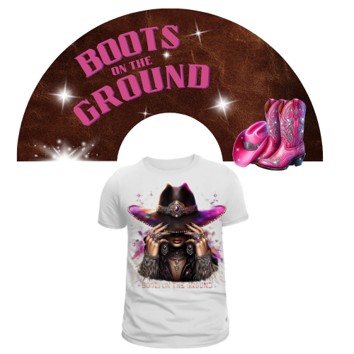 Boots on the Ground Fan & Shirt Combo