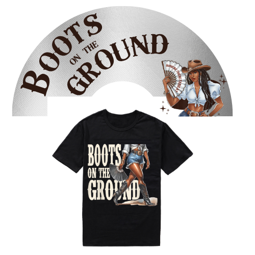 Boots on the Ground Fan & Shirt Combo