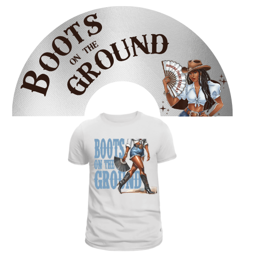 Boots on the Ground Fan & Shirt Combo