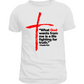 Fighting for Truth Cross Shirt - Charlie Kirk