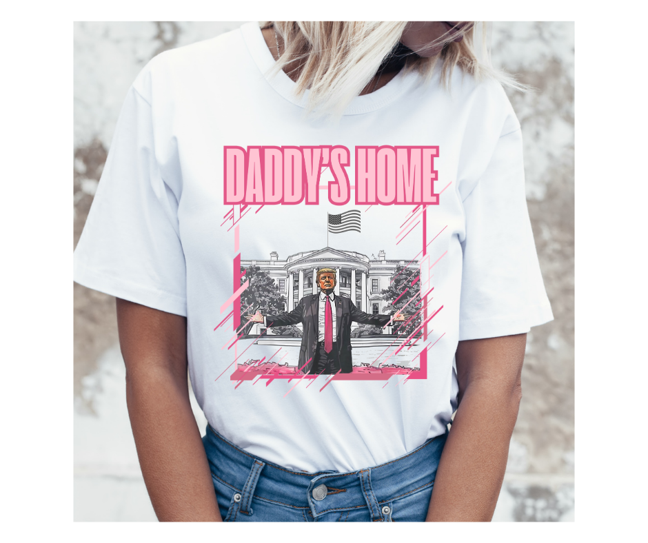 Daddy’s Home Pink Tee