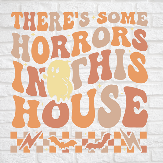 Horrors in the house Pumpkin Print