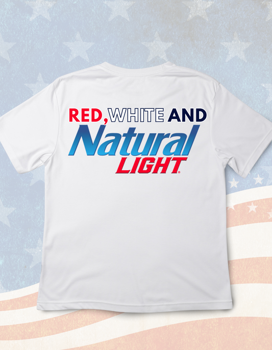 Red, White & Bud Natural T-Shirt
