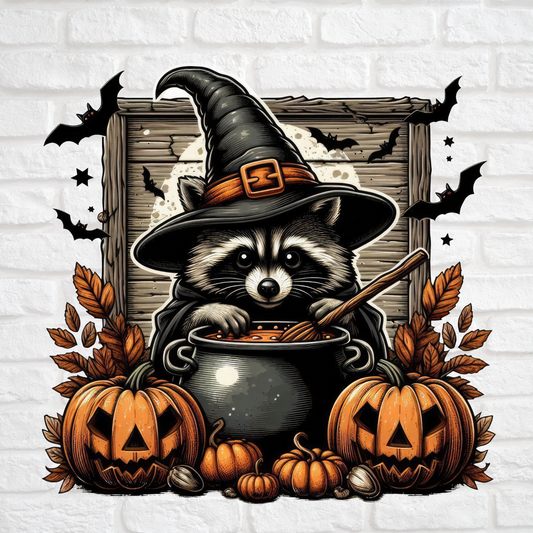 Raccoon Brew Print