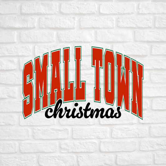 Small Town Christmas Print