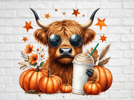 Star horns pumpkin spice Print